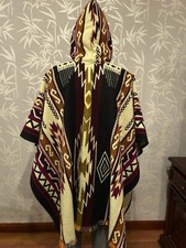 Native Adult Alpaca Poncho, Reversible, One Size., From Ecuador, Diff. Designs