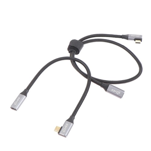 100W Gen2 Type-C USB 3.1 Female to USB-C Male Extension Data Charging Cable