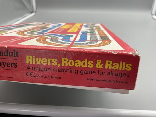 Vintage Rivers, Roads, And Rails Matching Game COMPLETE Ravensburger  1989 - Picture 4 of 11