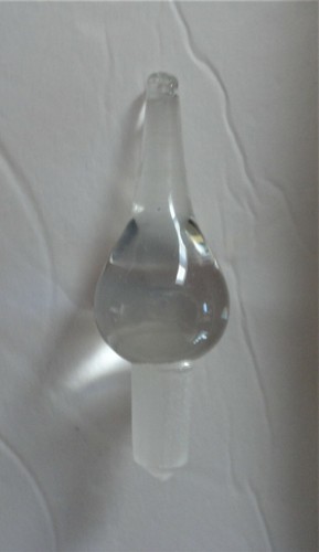 2 Art Glass Perfume Bottles 1996 Eickholt Hanging Heart Brown Tiger Eye Teardrop - 第 4/8 張圖片