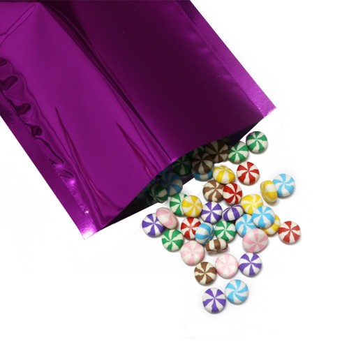 Many Sizes for Glossy Purple Flat Heat-Sealable Foil Open Top Pouch Bag P10 - Picture 7 of 15