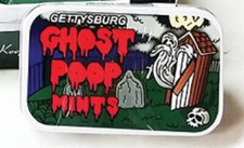 GETTYSBURG POOP MINTS BREATHE MINTS CANDY NEW IN TIN BOX
