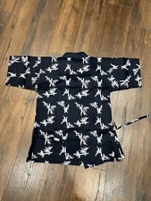 Sushi Chef uniform Jackets Coat Japanese Restaurant Bar Waiter Work Wear