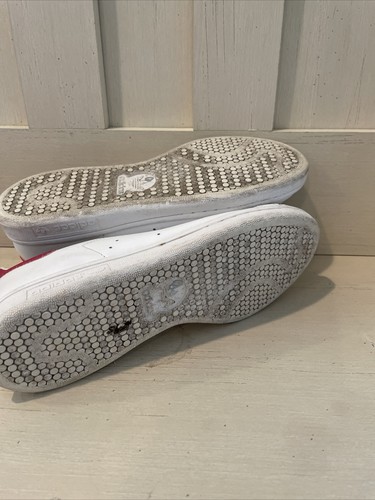 Adidas Women's Superstar Stan Smith Sneakers White Pink Size 6 - Picture 4 of 5