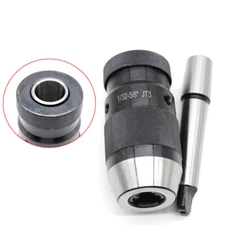 Drill Press Keyless Chuck - 1/32-5/8" JT3 MT2 Jacob Taper High Carbon Steel Sale