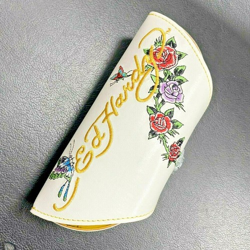 Ed Hardy Sunglasses Case Only White - Picture 1 of 2