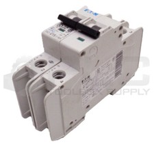NEW EATON FAZ-C15/2-NA CIRCUIT BREAKER 15A C 2 POL. -480Y/277VAC