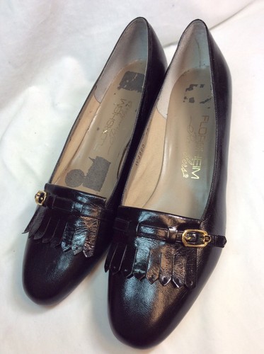 Florsheim Vintage Leder Rambler Damen-Pumps schwarz Gr. 7B/2 A