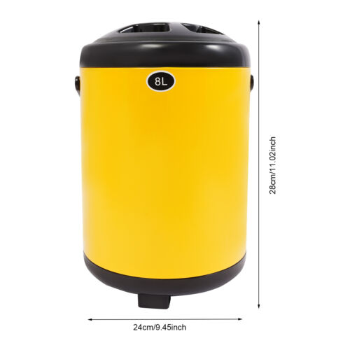 Dispensador de bebidas aislado de acero inoxidable 8L con grifo para café de agua caliente - Imagen 4 de 13