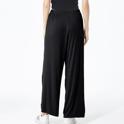 Womens Cotton Pajama Pants Elastic Waist Straight Leg Soft Pjs Bottoms W/Pockets - Picture 4 of 65