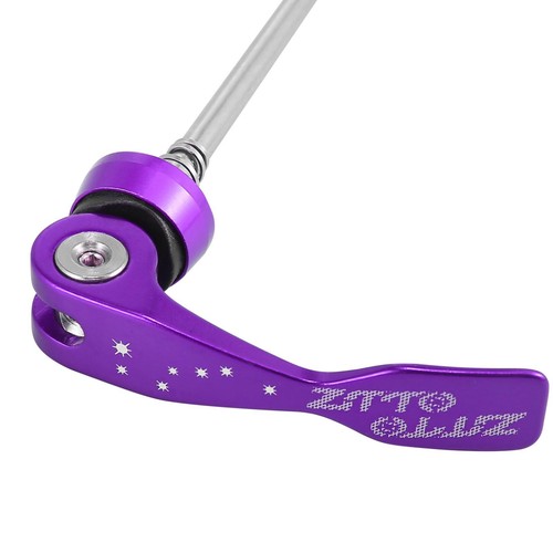 2pcs Mountain Bike Front Rear Quick Release Lever Skewer Axle Wheel Hub Purple - Picture 6 of 7
