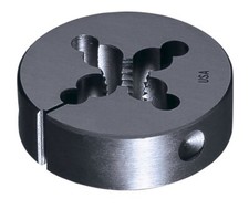 Greenfield Threading 2290 High-Speed Steel Round Adjustable Dies, Uncoated,
