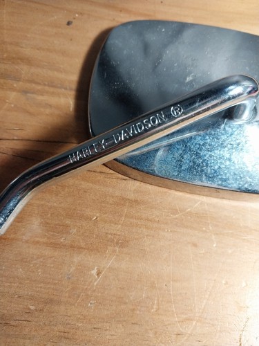 Vintage Harley-Davidson chrome diecast mirror fits rh lh 72-94 (missing pieces) - Bild 2 von 7