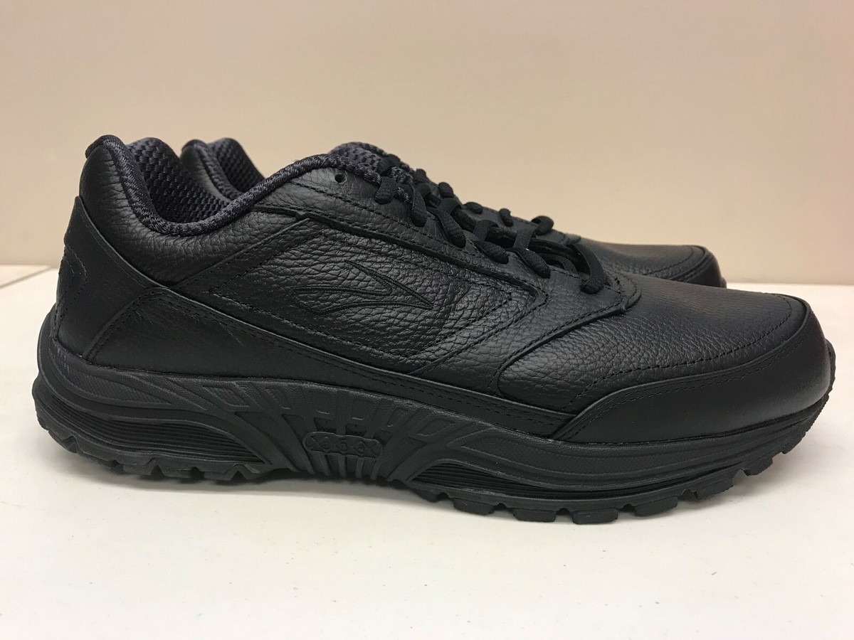 Men s Brooks Dyad Walker Medium D 610060 1D 001 Black Leather