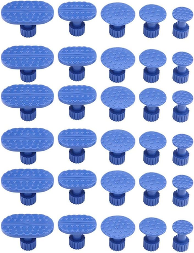 30Pcs Glue Pulling Tabs Car Body Dent Removal Pulling Tabs Paintless Dent Rep...