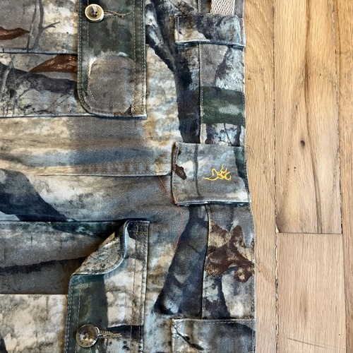 Browning Mossy Oak Treestand Camo Cargo Pants Large Men’s Size 36x32 Baggy Y2K - Picture 10 of 11