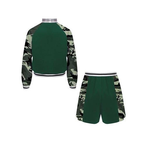 Kids Girls Sweatsuit Active Tracksuit Gifts Coat With Bottoms 2 Piece Collar - Picture 20 of 55