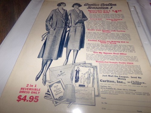 Menge 2 Vintage Opportunity Magazin Abdeckungen Schuhverkäufer Mädchen Schuhe anprobieren - Bild 8 von 12