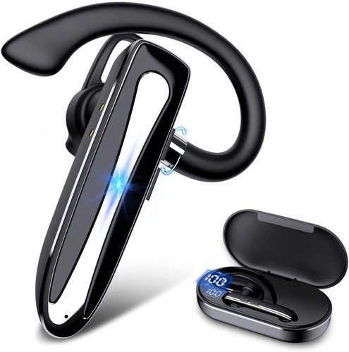 Zestaw słuchawkowy Bluetooth 5.1 Słuchawki stereo Bezprzewodowe słuchawki douszne z mikrofonem do telefonu komórkowego - Zdjęcie 12 z 14