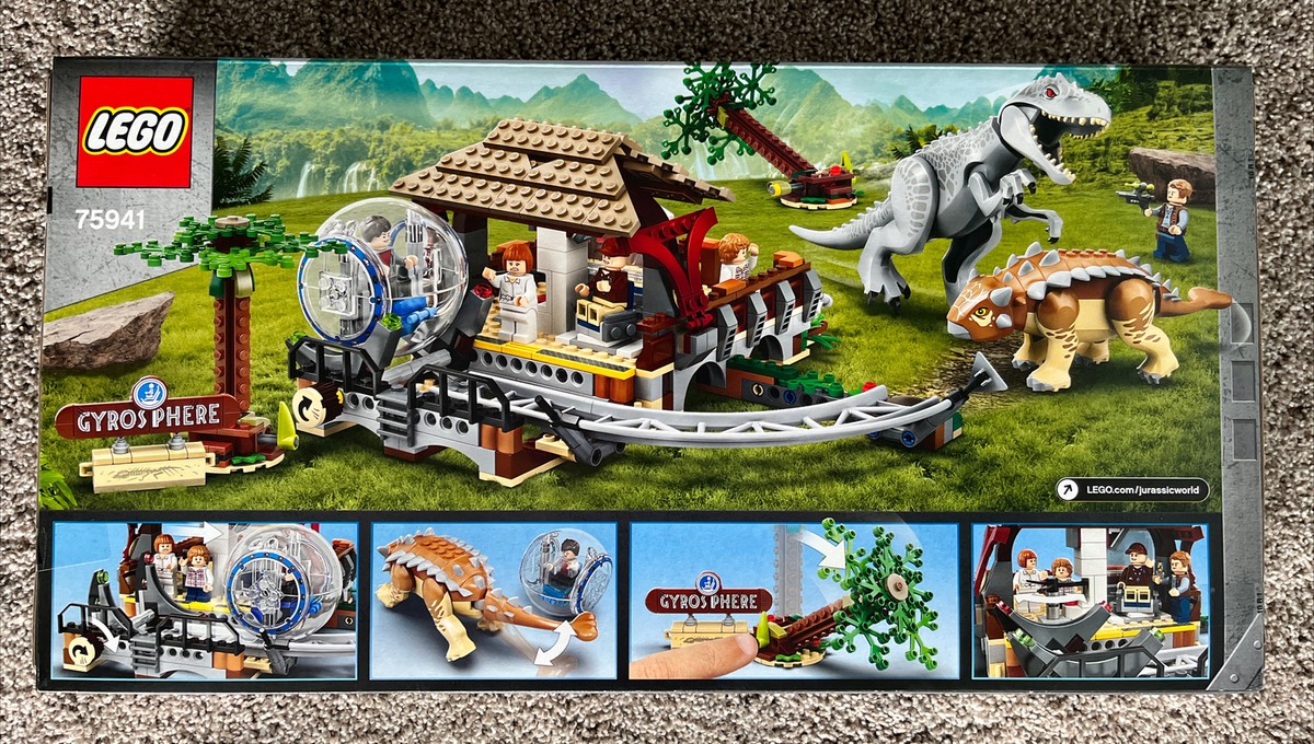 LEGO Jurassic World Indominus Rex vs. Ankylosaurus 75941 Brand New