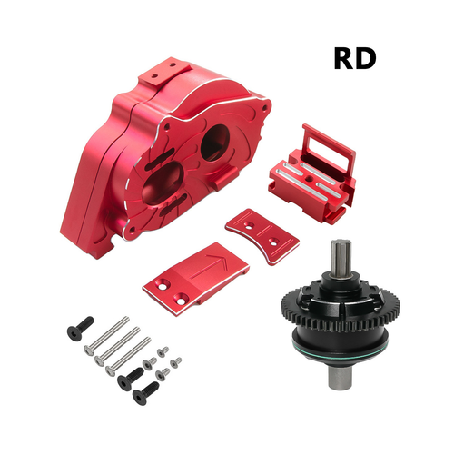 Cubierta de engranaje de montaje de motor con diferencial central 57T 0.8Mod para Arrma 1/8 y 1/10 4S - Imagen 19 de 21