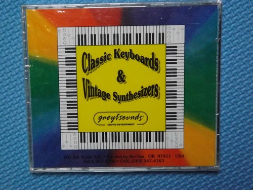"Classic Keyboards & Vintage Synthesizers" Vol.1 Sampling CD - NEW & SEALED - Picture 2 of 2
