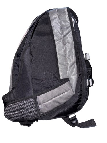 NEW! Ionik Sling Backpack One Shoulder Gray Black Crossbody NICE! - Picture 2 of 8