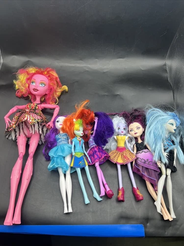 Monster High Gooliope Jellington Doll Frightfully Tall 17" My Little Pony Lot
