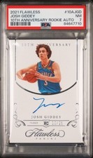 2021-22 Panini Flawless Josh Giddey 10th Ann Rookie Auto 10/25 (346)