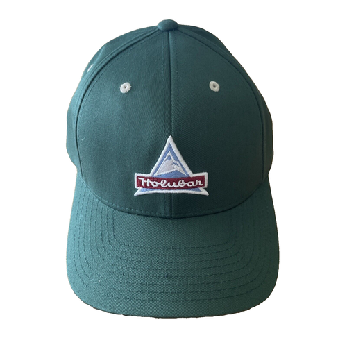 £49 HOLUBAR MENS GREEN DESIGNER CORPORATE BASEBALL CAP HAT OSFA BNWT GENUINE