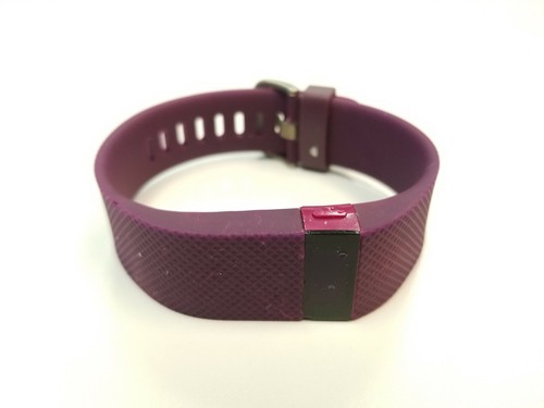 FOR PARTS OR REPAIR Fitbit Charge HR Activity Tracker Plum/Large *NO POWER* - Picture 5 of 8