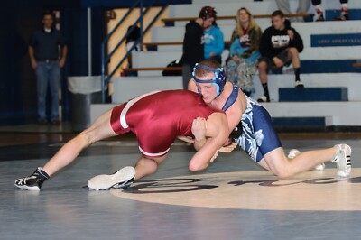 College Wrestlers by David Hunt