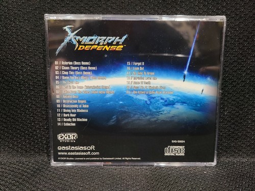 X-Morph Defense Original Offizielles Videospiel Soundtrack CD mit Obi Strip - Bild 3 von 7