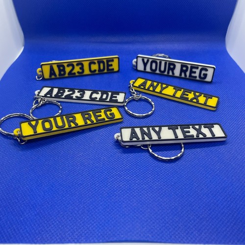Personalisierbarer Schlüsselanhänger Autokennzeichen Kennzeichen personalisiert 3D-Druck - Bild 1 von 8