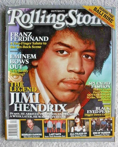 Jimi Hendrix The Legend Guitarist Rolling Stone magazine Rock Psychedelia Blues - Picture 3 of 3