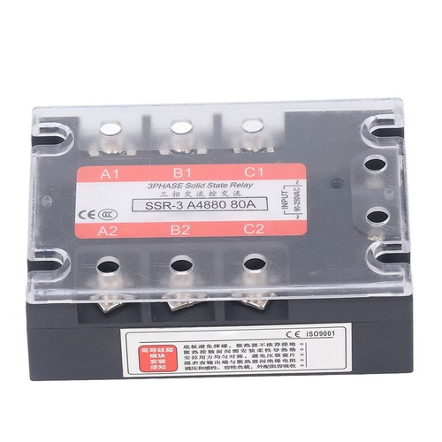 3 Phase Solid State Relay 600VAC Bidirectional SCR AC To AC SSR Module 480V 80A - Picture 18 of 23