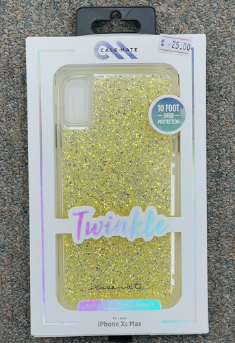 Case-Mate Case for Apple iPhone XS Max - Gold Stardust Twinkle -(QTY=10)(R14) - Picture 6 of 7
