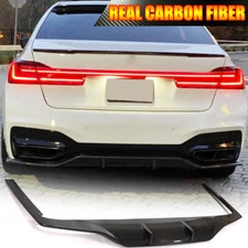 REAL CARBON Rear Bumper Diffuser Lip For BMW G11 G12 740i 750i LCI M-SPORT 19UP