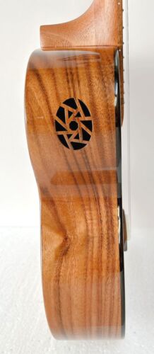Bright Sun Solid Curly Acacia Koa Tenor Ukulele with soft bag BS21ToldC - Picture 5 of 9