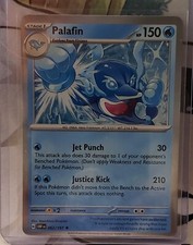 Palafin 062/197 Rare Sv03: Obsidian Flames Holo