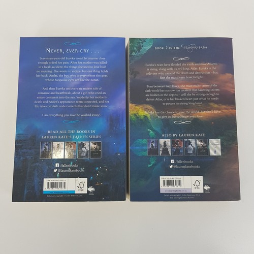 Teardrop & Waterfall by Lauren Kate Teardrop Series Books #1 & #2 Large PBs - Picture 2 of 12