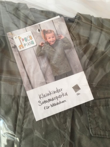Kleinkinder Parka Jacke für Mädchen NEU OVP 86 / 92 in Oliv Poco Piano - Bild 12 von 12