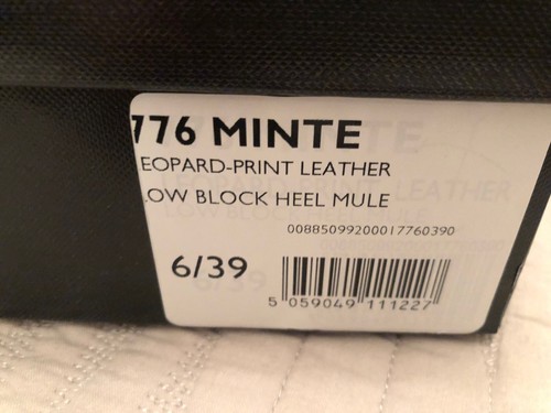 Dune Leopard Mules (Minte) Size 6 BNIB - Picture 2 of 5