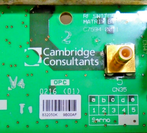 Gebraucht Cambridge Consultants C7594-001l RF Schalter Matrix Platine Ersatzteil - Bild 2 von 6