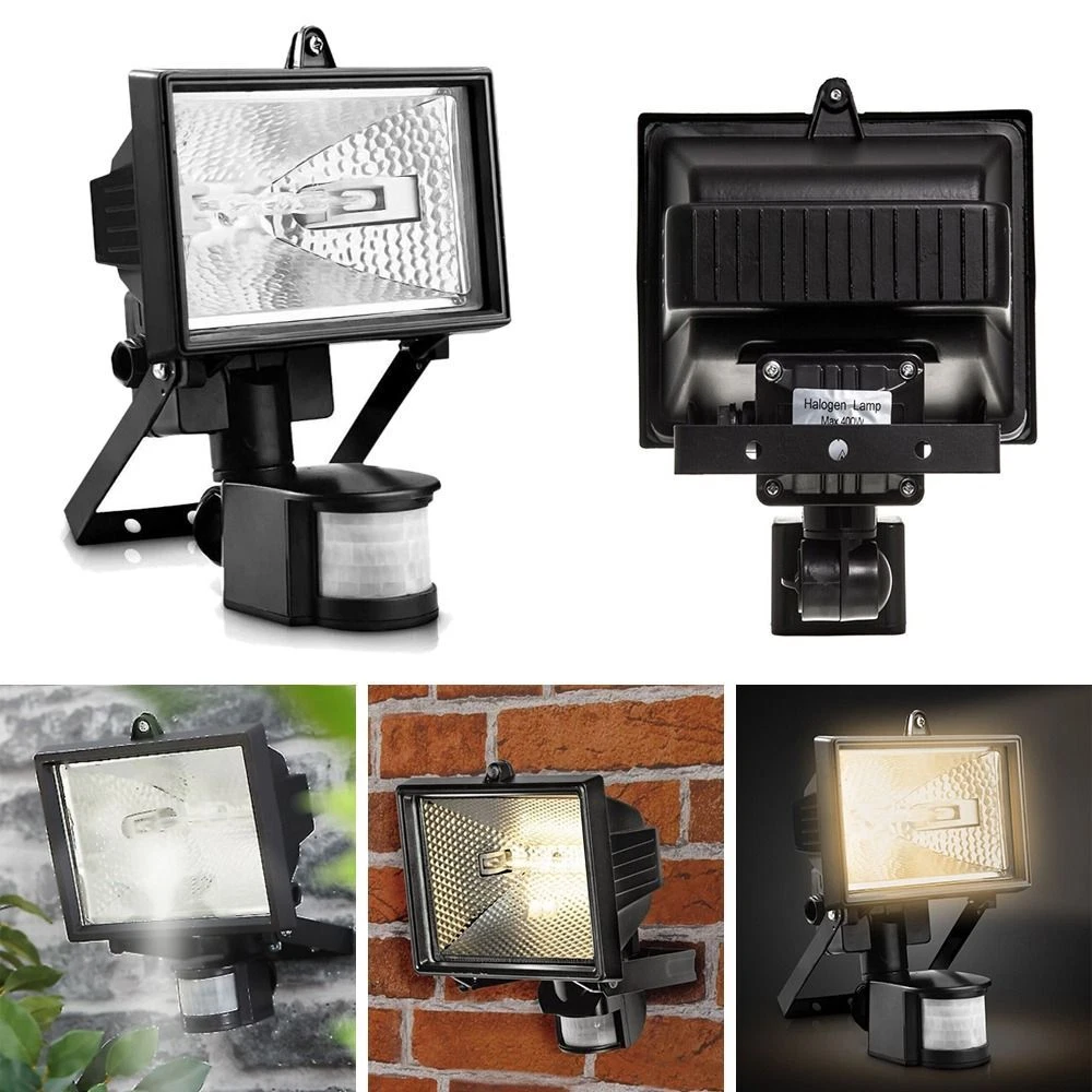 Plastic Solar Lights Aluminium Halogen Garden Lighting