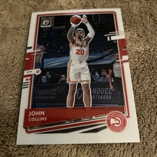 John Collins 2020-21 Donruss Optic Basketball Chrome Base Card#139 Atlanta Hawks