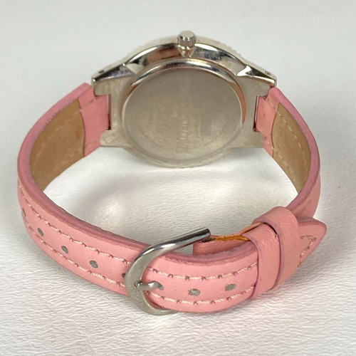 Gametime Indianapolis Colts Watch Women 36mm NFL Silver Tone Bling Pink Leather - Picture 10 of 18