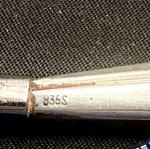 PRETTY ANTIQUE FRENCH SILVER 835 ART NOUVEAU SUGAR NIPPERS NIPS TONGS c1900 Exc - Picture 6 of 6