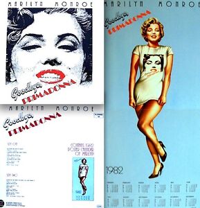 Marilyn-Monroe-LP-Goodbye-Primadonna-1981-Calendar-Poster-Import-Record-NM-M