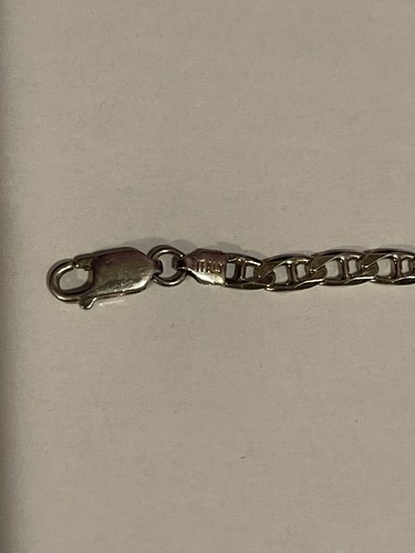 Women 925 Silver And 14k Gold Bracelet Name DARLIN 8” 4mm Made in Italy - Picture 5 of 5